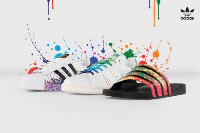 Adidas limited model in lgbt pride parade