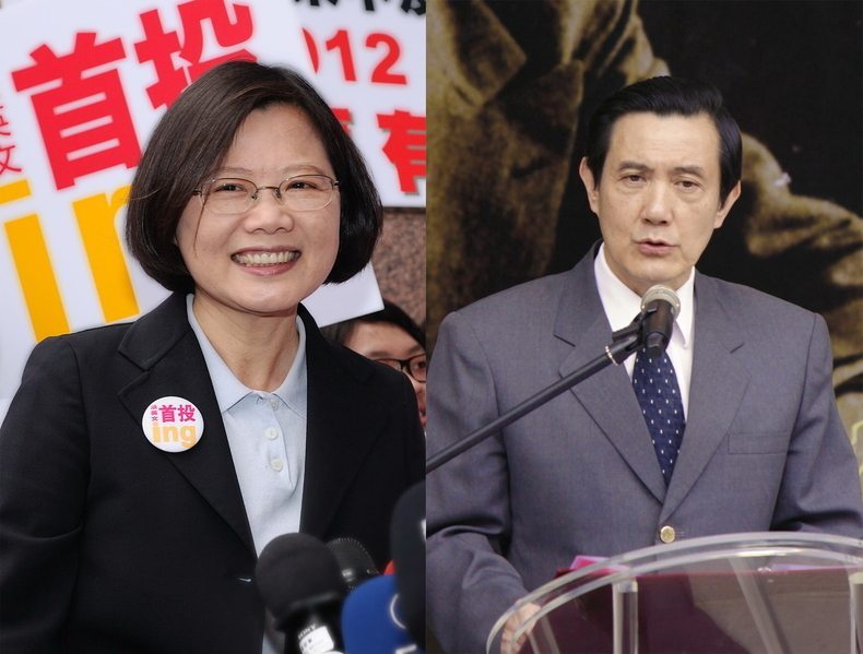 tsai-ingwen vs ma-yingjeou