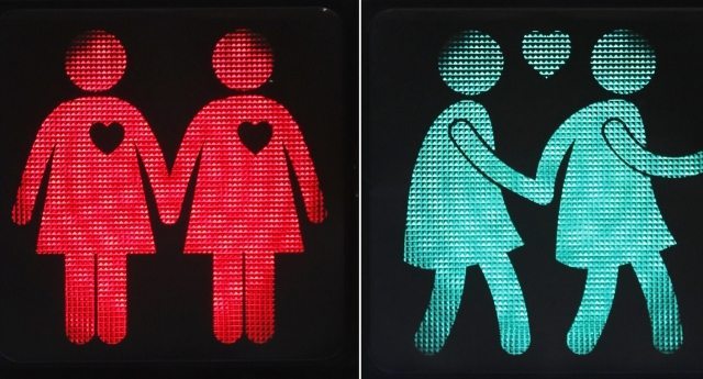gay traffic lights